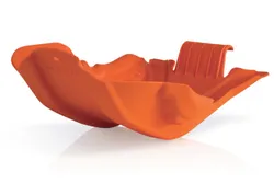 Acerbis Polypropylene Chassis Belly Skid Plate Orange