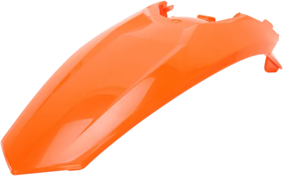 Acerbis Rear Fender Orange w OEM Taillight