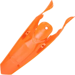 Acerbis Rear Fender Orange w OEM Taillight