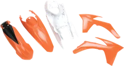 Acerbis Plastic Fender Body Kit Orange White Black