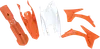 Acerbis Plastic Fender Body Kit Orange White Black
