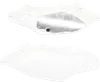 Acerbis Side Panel Number Plates White