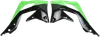 Acerbis Left Right Radiator Shrouds Green Black