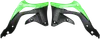 Acerbis Left Right Radiator Shrouds Green Black