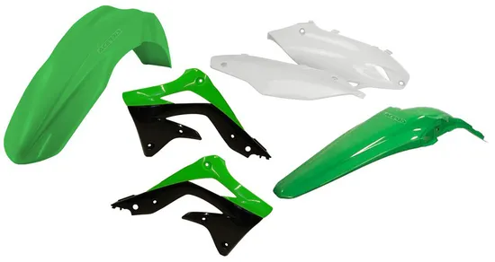 Acerbis Plastic Fender Body Kit Green White Black