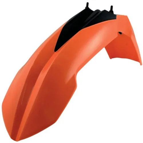 Acerbis Front Fender Black Orange