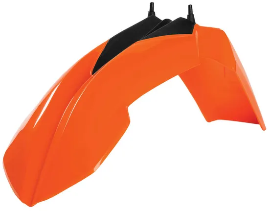 Acerbis Front Fender Black Orange