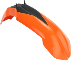 Acerbis Front Fender Black Orange