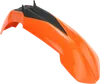 Acerbis Front Fender Black Orange