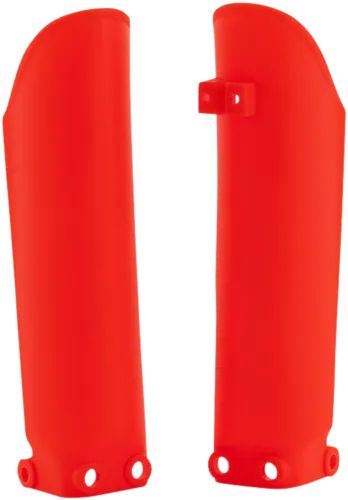 Acerbis Fluorescent Orange Lower Fork Cover Protector Guard Set