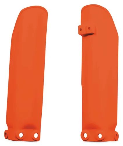 Acerbis Orange 16 Lower Fork Cover Protector Guard Set