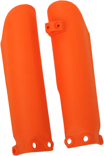 Acerbis Orange 16 Lower Fork Cover Protector Guard Set