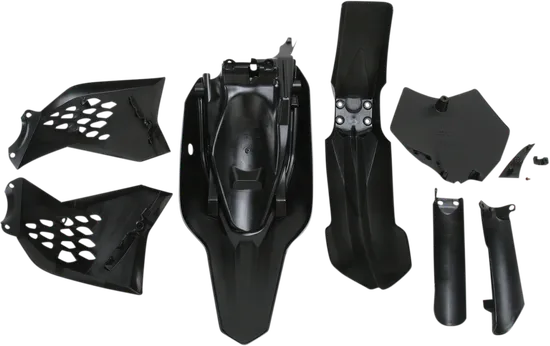 Acerbis Complete Plastic Fender Body Kit Black