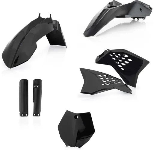 Acerbis Complete Plastic Fender Body Kit Black