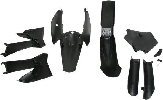 Acerbis Complete Plastic Fender Body Kit Black