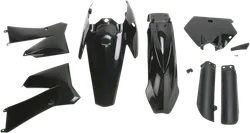 Acerbis Complete Plastic Fender Body Kit Black