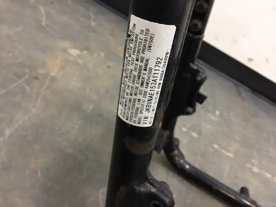 Main Frame Chassis CLN Ready To Go 2003 Kawasaki Vulcan 1500 Classic 2413