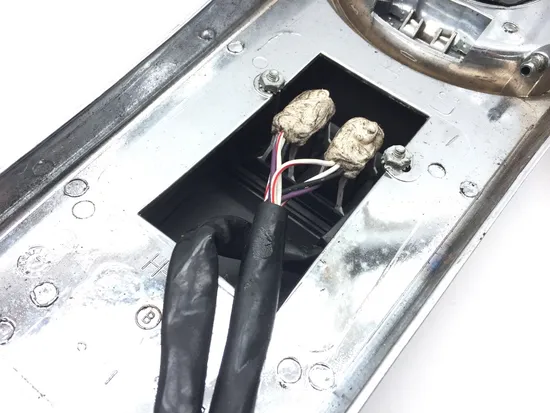 Chrome Gas Tank Cover W CB 98 Harley Electra Ultra Classic EFI FLHTCUI 2407 x