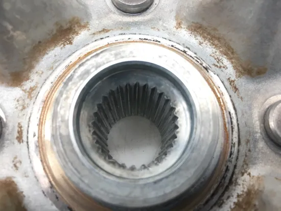 Front Wheel Hub A 2016 Yamaha Wolverine R-Spec YXE 700 4x4 FI 2432A