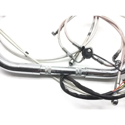 Aftermarket Handle Bars w Cables 97 Harley-Davidson Dyna Super Glide FXD 2386 x 3
