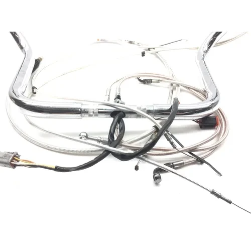 Aftermarket Handle Bars w Cables 97 Harley-Davidson Dyna Super Glide FXD 2386 x 8