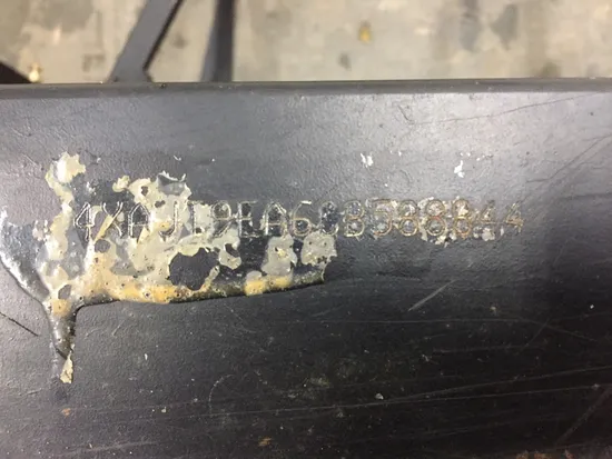 Frame Chassis CLN Ready To Go 2012 Polaris RZR XP 900 EFI 2438