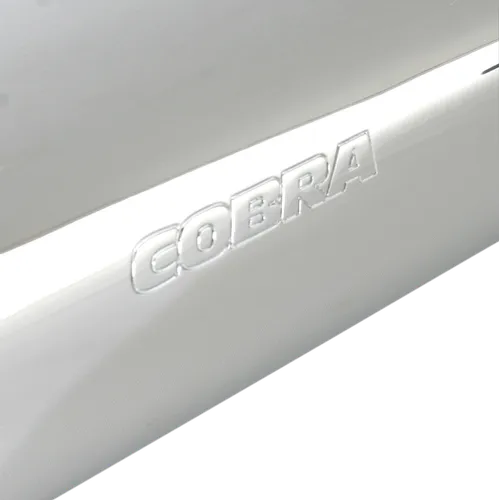 Cobra Chrome 4in Steel Scalloped Slip On Muffler