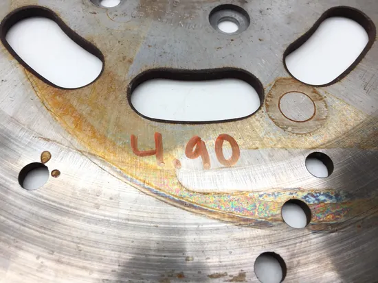 Left Right Front Brake Disc Rotors Set 89 Harley Electra Classic FLHTC 2416