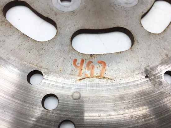 Left Right Front Brake Disc Rotors Set 89 Harley Electra Classic FLHTC 2416