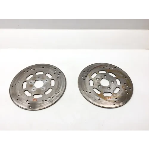 Left Right Front Brake Disc Rotors Set 89 Harley Electra Classic FLHTC 2416 3