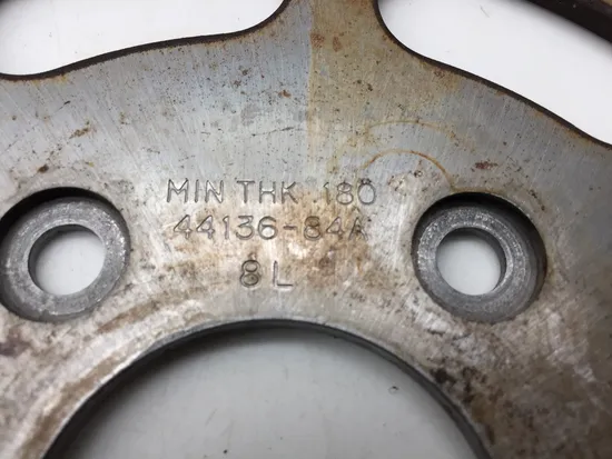 Left Right Front Brake Disc Rotors Set 89 Harley Electra Classic FLHTC 2416