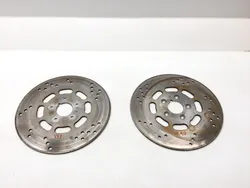 Left Right Front Brake Disc Rotors Set 89 Harley Electra Classic FLHTC 2416