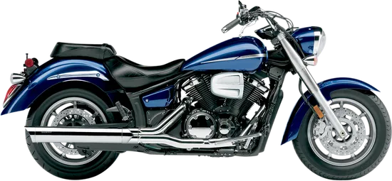 Cobra Chrome 4in Steel Scalloped Slip On Muffler