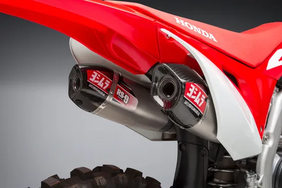 Yoshimura RS-9T Signature Dual Slip On SS Exhaust Pipe Honda CRF250R-RX