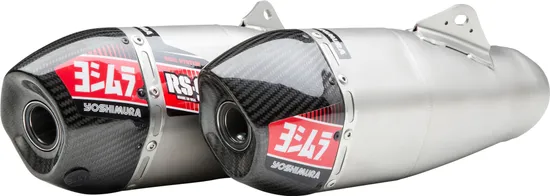 Yoshimura RS-9T Signature Dual Slip On SS Exhaust Pipe Honda CRF250R-RX