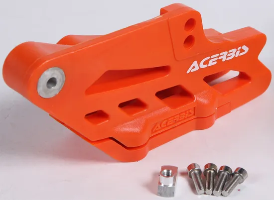 Acerbis Complete Chain Guide Block Guard Orange