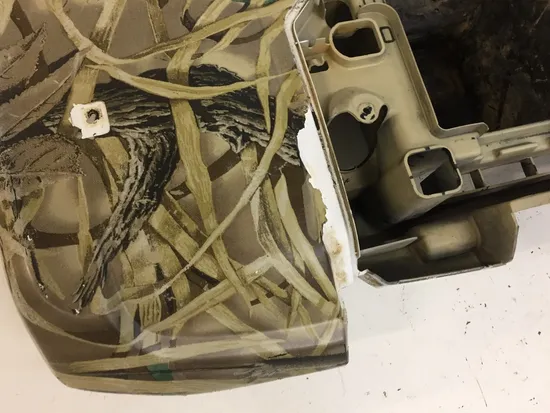 Rear Fender Fenders Plastic 2003 Yamaha Grizzly 660 YFM660F 4x4 2448A x