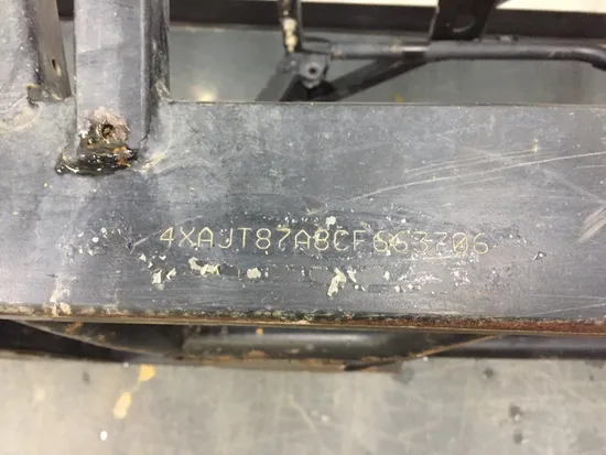 2012 Polaris RZR 900 XP Frame Chassis CLN Ready To Go 2449A x