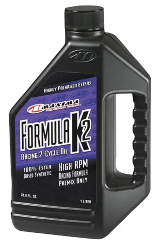 Maxima Formula K2 High RPM Synthetic 2 Stroke Engine Motor Oil 1 Liter Quart