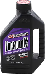 Maxima Formula K2 High RPM Synthetic Premix 2 Stroke Engine Motor Oil 16 fl oz