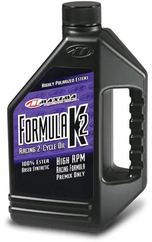 Maxima Formula K2 High RPM 2 Stroke Synthetic Premix Engine Motor Oil 64 fl oz