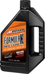 Maxima Formula K2 High RPM 2 Stroke Synthetic Premix Engine Motor Oil 64 fl oz