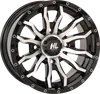 HL21 Front Rear Wheel Gloss Black Machined 22x7 4/137 4+3 10mm