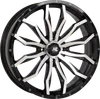 HL21 Front Rear Wheel Gloss Black Machined 22x7 4/156 4+3 10mm