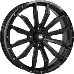 HL21 Front Rear Wheel Gloss Black 22x7 5/4.5 4+3 10mm