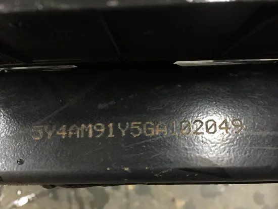 2016 Yamaha 700 Wolvering Frame Chassis BOS 2466A