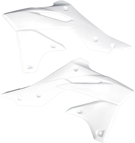 Acerbis Left Right Radiator Shrouds White