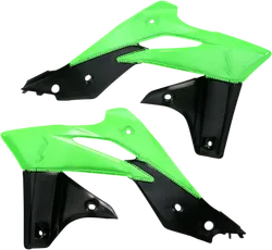 Acerbis Left Right Radiator Shrouds Green Black