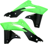 Acerbis Left Right Radiator Shrouds Green Black