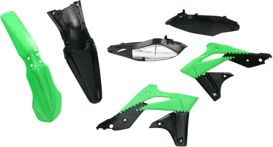 Acerbis Plastic Fender Body Kit Black Green